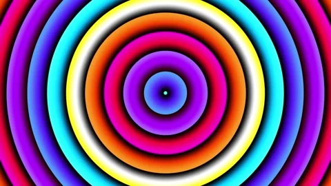 Multi color changing circle. Video stock 114742883
