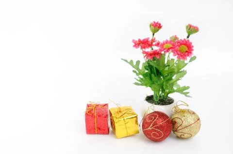 Multi color christmas boxes for web background. Stock Photos