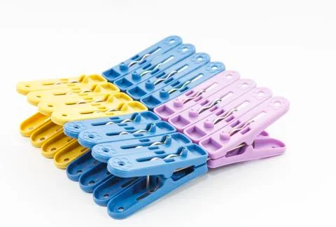 Multi color clip Stock Photos