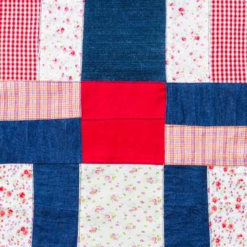 Multi color fabric texture Stock Photos