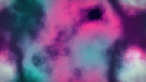 Multi Color Glowing Nebula Energy Smoke Loop Stock-Footage 344520763