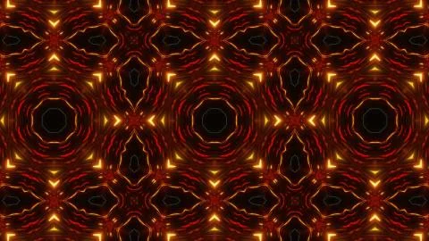 Multi color kaleidoscope pattern with highly abstract shapes イラスト素材