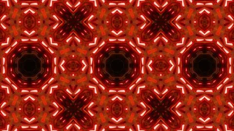 Multi color kaleidoscope pattern with highly abstract shapes イラスト素材