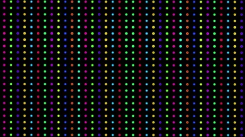 Multi Color Led Sign Board Running Lights Stock Footage 282530727