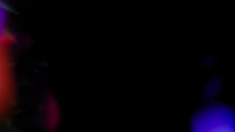 Multi Color Light Leaks Passing Stock Footage 322112323