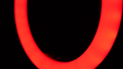 Multi color light ring Abstract video 4 k Stock Footage 169543762