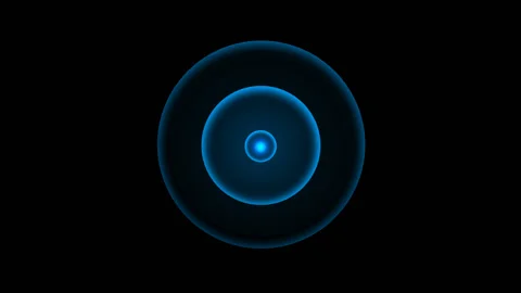 Multi-color light wave diffusion animation Stock Footage 234290359