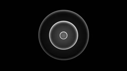 Multi-color light wave diffusion animation Video stock 234290493