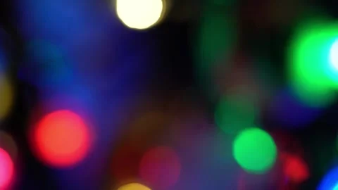 Multi color of lighting bulb bokeh for footage background and more create ideas Stock Footage 280759515