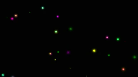 Multi color Lights With Flickering Effect  with Festive Environment Animated Stock Footage 238741749