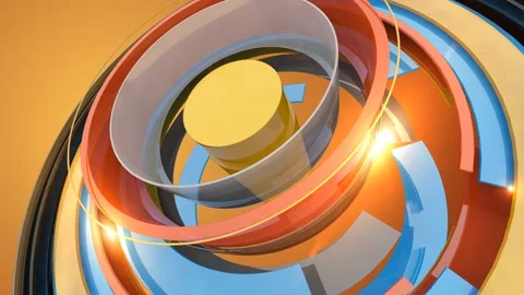 Multi Color News Background Stock Footage 145741781