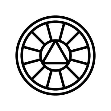 Multi color option line icon vector illustration Stock Illustration