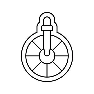 Multi color options line icon vector illustration 스톡 일러스트