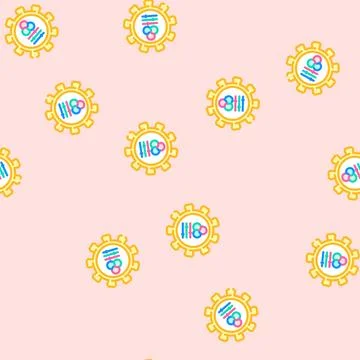 Multi color options vector seamless pattern イラスト素材