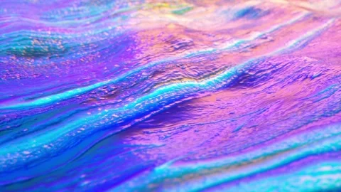 Multi Color Organic Animated Wave Vidéo 154942002