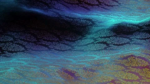 Multi Color Organic Animated Wave Vidéo 154942008