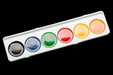 Multi color paint Stock Photos