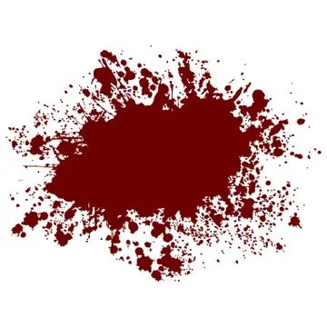 Multi-Color Paint Splatter Border/Background Stock Illustration