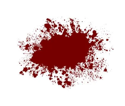 Multi-Color Paint Splatter Border/Background Stock Illustration