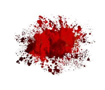 Multi-Color Paint Splatter Border/Background Stock Illustration