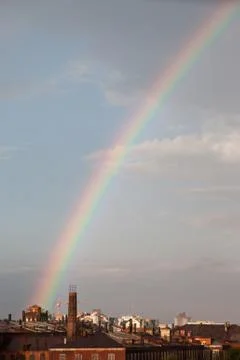 Multi color rainbow spectrum Stock Photos