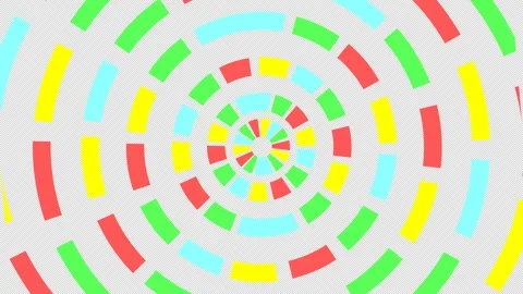 Multi color retro style abstract background. 4K footage Stock Footage 280921882