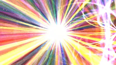 Multi Color Strings Eye Dimensions Space Motion Background 스톡 동영상 276918726