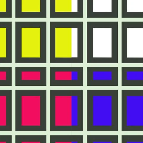 Multi color striped seamless pattern Stock Illustration