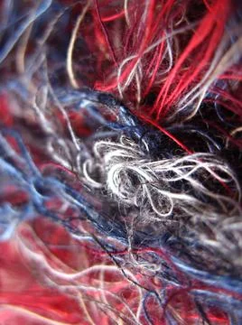 Multi color thread close up Stock Photos