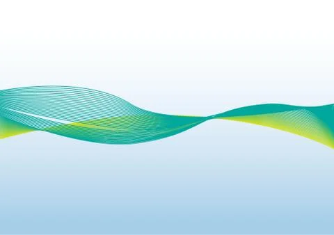 The multi color wave vector Abstract background Illustrazione stock