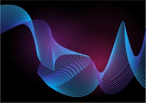 The multi color wave vector Abstract background Stock Illustration