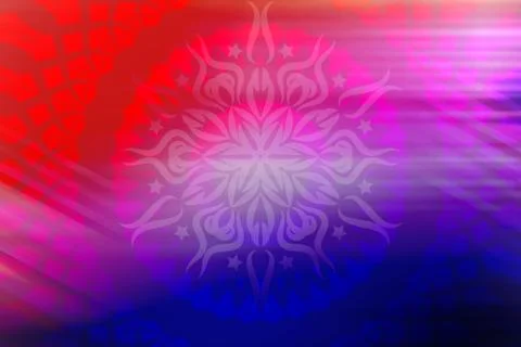 Multi-colorcircularfloraldesignpattern Stock Illustration