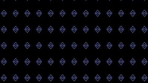 Multi-colored 80s cyber punk geometrical pixel noise dynamic psychedelic Stock Illustration