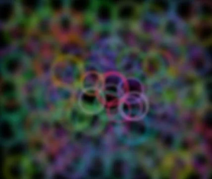 Multi colored abstract background at black Illustrazione stock