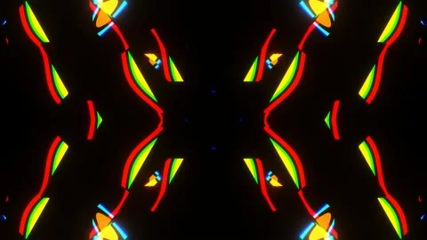 Multi-colored abstract background of musical fantasies Stock Footage 191514038