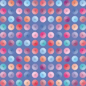 Multi colored abstract floral background Stock Illustration