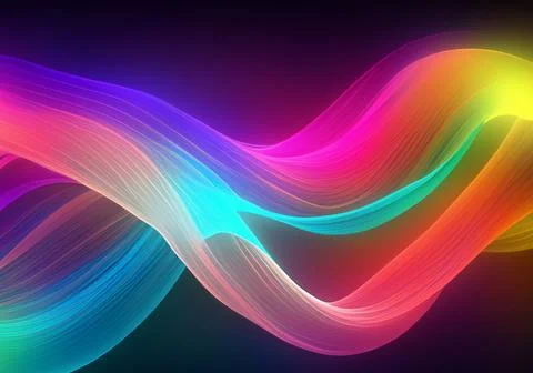 Multi colored abstract lines Stock Photos