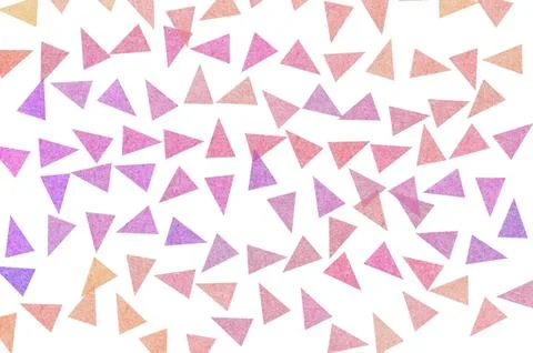 Multi colored abstract triangles design Illustrazione stock