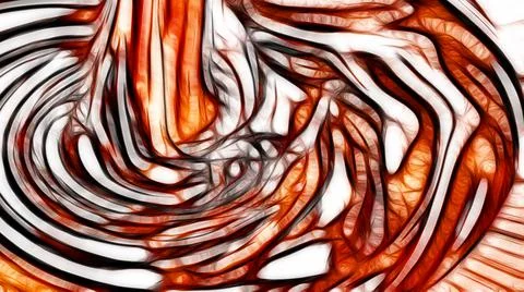 Multi-colored abstract with watercolor patterns.  Stock Illustration