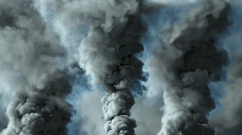 Multi colored background of dense smoke, climate change concept Stock Illustration