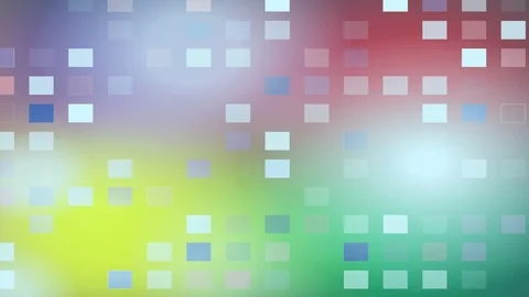 Multi colored background flying in slow motion as camera pulls away and rotates Video stock 106512236