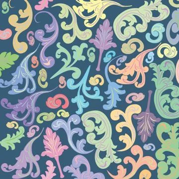 Multi-colored-background Stock Illustration