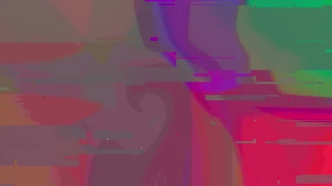 Multi-colored background video with stylized interference Stock Footage 266141041