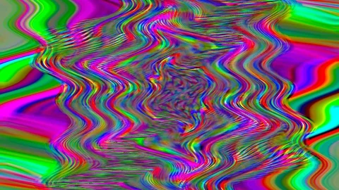 Multi-colored bad trip effect flare shimmering background. Stock Footage 112152412