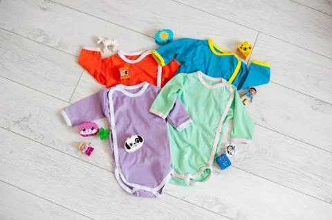 Multi-colored bodysuit Foto stock