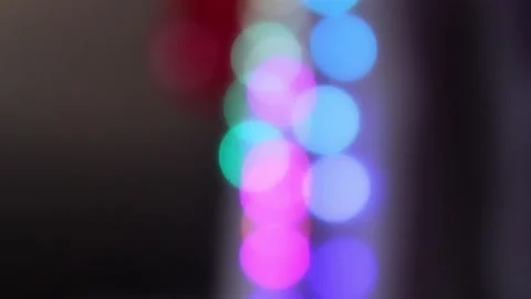 Multi-colored bokeh blur background with shimmer. Stock Footage 269391919
