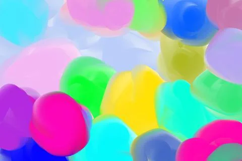 Multi-colored bright brush strokes. beautiful background. modern Art Stock Illustration