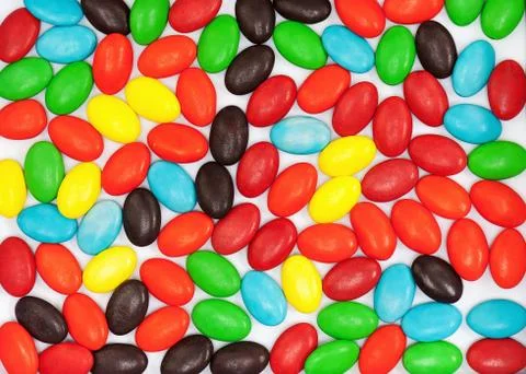 Multi colored candies. Stock Photos