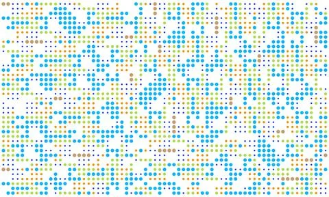 Multi-colored Circles Tartan Checked Texture Pattern イラスト素材