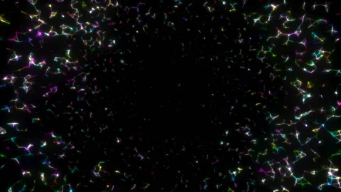 Multi-colored combination of elements forms a point of attention.Data Stream Stock Footage 97512549